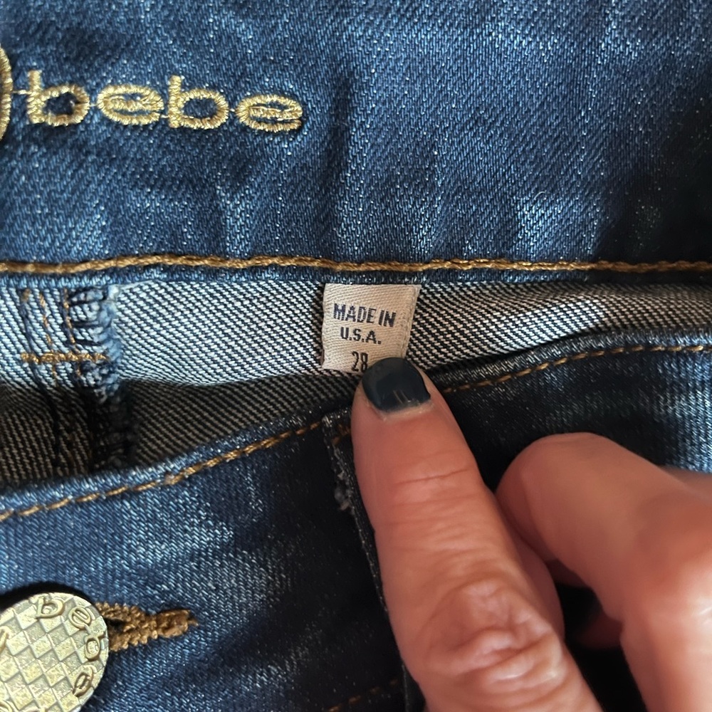 Bebe jeans size 28”